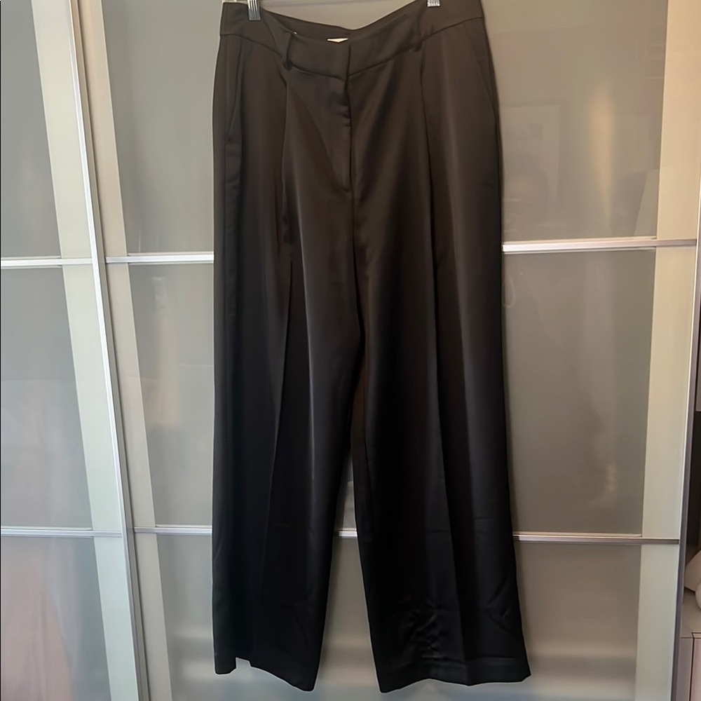 Elegant Black Women's Wide-Leg Pants